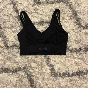 B Fit Black Sports Bra for Women
